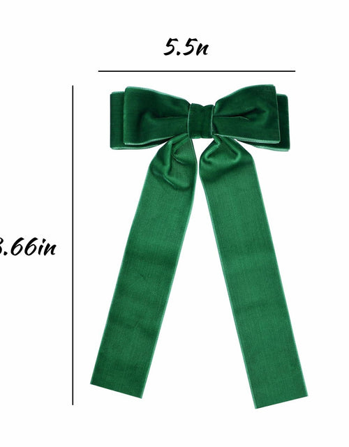Load image into Gallery viewer, 6 Colors Velvet Bow Hair Ties Hair Styling Accessories for Women Girls
