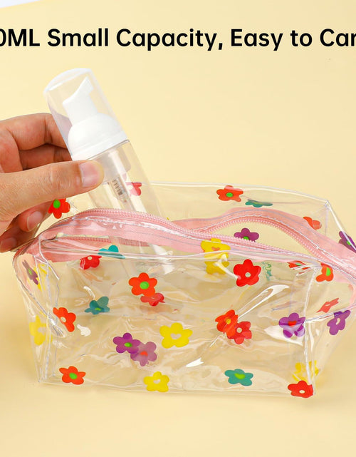 Load image into Gallery viewer, ZEYIYER 3PCS 1.7oz Foam Pump Bottle Travel Size 50ml Clear Dispenser
