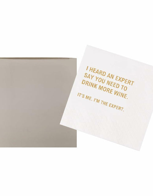 Load image into Gallery viewer, VOWFOO Rosé Rinse Repeat Cocktail Napkins 4.5x4.5 2-ply 100pcs Rosé
