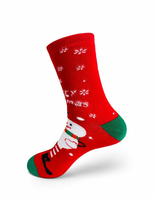 Load image into Gallery viewer, KKVXVEUQZ Women's Christmas Socks Premium Cotton Holiday Gift Festive (3)

