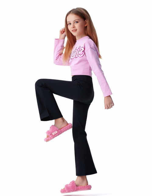 Load image into Gallery viewer, all about pants Kids Activewear Leggings Super Soft Black Flare Yoga Pants US 8
