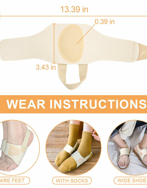 Load image into Gallery viewer, BIGGCOOL Arch Support Bands Adjustable for Flat Feet Pain Relief Compression
