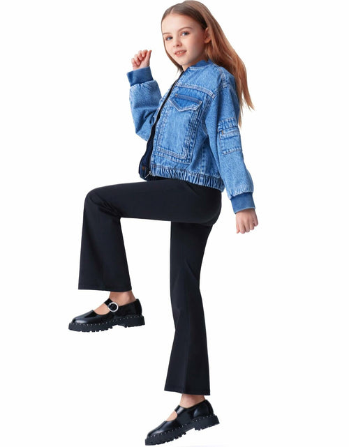 Load image into Gallery viewer, all about pants Kids Activewear Leggings Super Soft Black Flare Yoga Pants US 8
