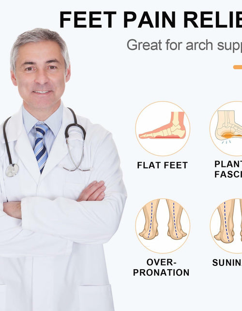 Load image into Gallery viewer, BIGGCOOL Arch Support Bands Adjustable for Flat Feet Pain Relief Compression
