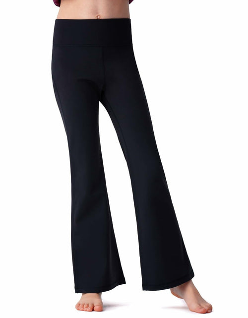 Load image into Gallery viewer, all about pants Kids Activewear Leggings Super Soft Black Flare Yoga Pants US 8
