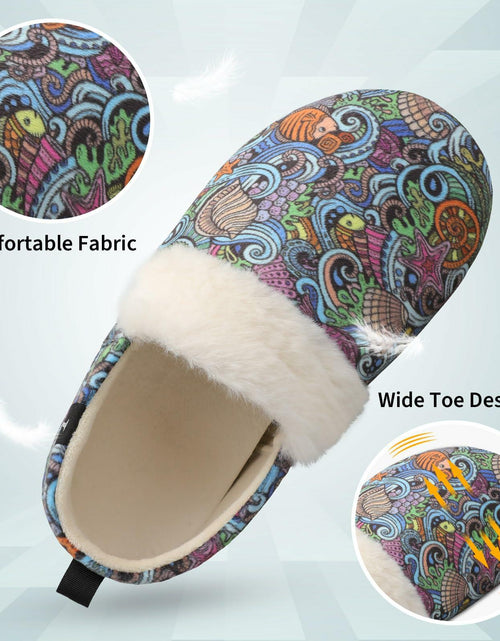 Load image into Gallery viewer, L-RUN Mens Slippers Soft Lightweight Slip-On Indoor Shoes Blue XL US
