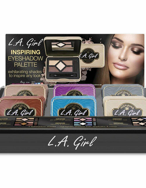 Load image into Gallery viewer, L.A. Girl Inspiring Eyeshadow Palette Get Glam &amp; Get Going GES336
