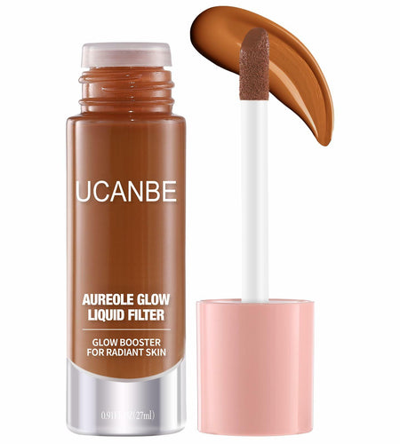 UCANBE Halo Glow Liquid Filter Face Complexion Booster 0.91oz Medium Tan