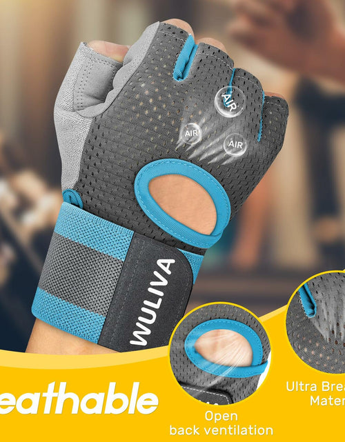 Load image into Gallery viewer, WULIVA Workout Gloves Padded Detachable Strap Gym Cycling Training Bag

