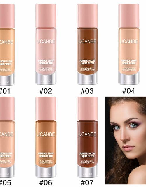 Load image into Gallery viewer, UCANBE Halo Glow Liquid Filter Face Complexion Booster 0.91oz Medium Tan
