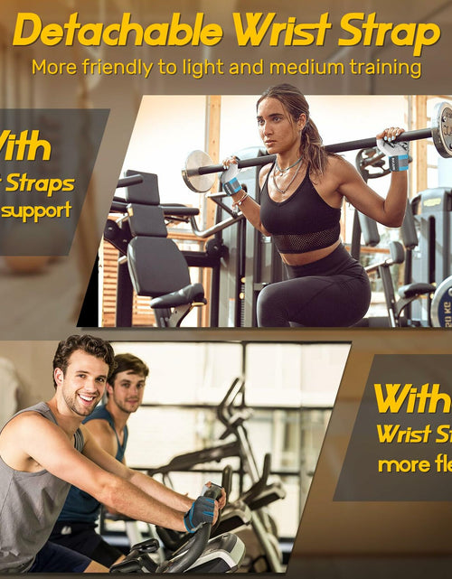 Load image into Gallery viewer, WULIVA Workout Gloves Padded Detachable Strap Gym Cycling Training Bag
