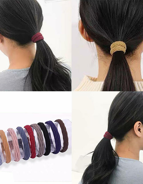 Load image into Gallery viewer, XXFBJNMD 20 pcs Strong Elastic Non-marking Thick Rubber Hair Bands Rope

