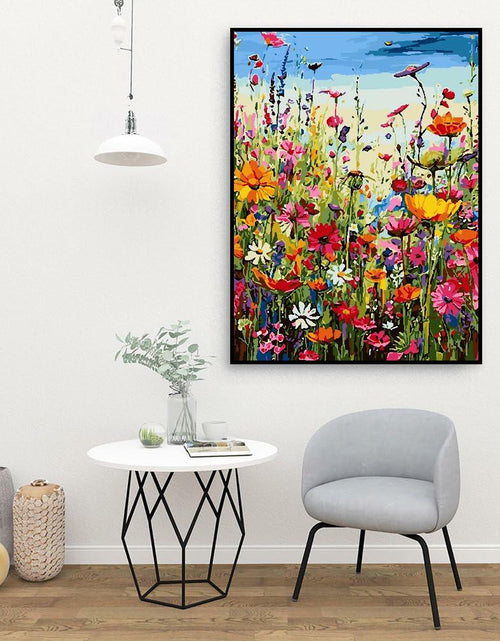 Load image into Gallery viewer, [Like New] Eiazuiks Paint by Number Kit Wild Flower 12x16 with Frame &amp; Brushes
