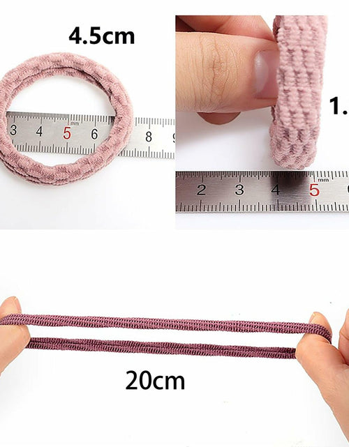 Load image into Gallery viewer, XXFBJNMD 20 pcs Strong Elastic Non-marking Thick Rubber Hair Bands Rope
