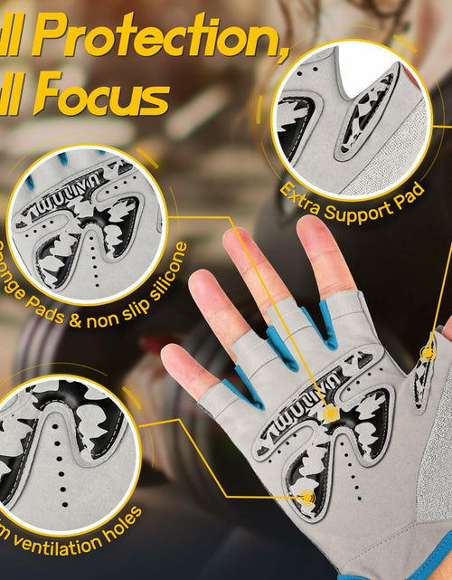 Load image into Gallery viewer, WULIVA Workout Gloves Padded Detachable Strap Gym Cycling Training Bag
