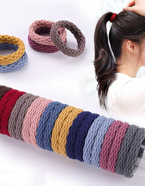 Load image into Gallery viewer, XXFBJNMD 20 pcs Strong Elastic Non-marking Thick Rubber Hair Bands Rope
