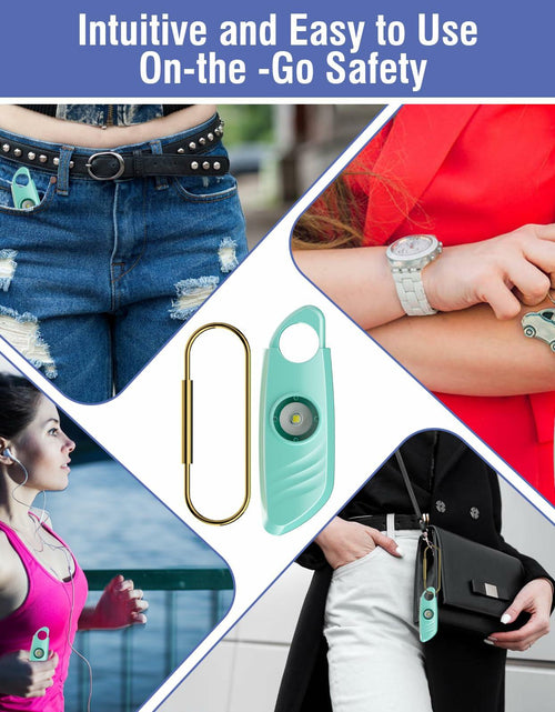 Load image into Gallery viewer, [Like New] Safe Sound Personal Alarm 2 Pack 140db Siren Strobe Light Key Chain
