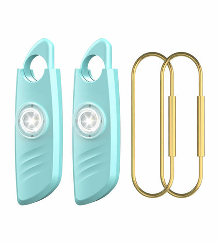[Like New] Safe Sound Personal Alarm 2 Pack 140db Siren Strobe Light Key Chain