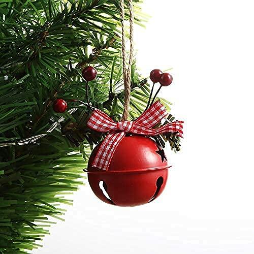 Load image into Gallery viewer, 18 PCS Christmas Jingle Bells Ornaments Red White Green Tree Decor
