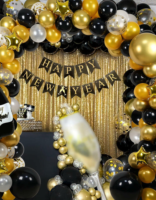 Load image into Gallery viewer, Happy New Year Balloon Arch Garland Kit 2025 Party Supplies Decorations
