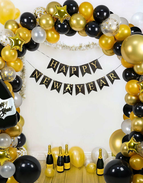 Load image into Gallery viewer, Happy New Year Balloon Arch Garland Kit 2025 Party Supplies Decorations
