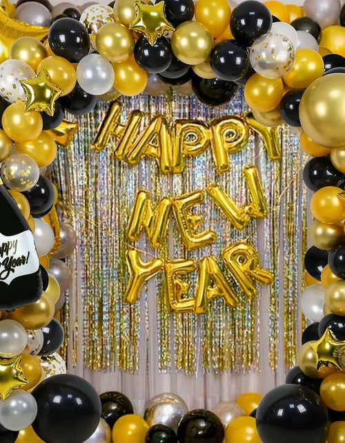Load image into Gallery viewer, Happy New Year Balloon Arch Garland Kit 2025 Party Supplies Decorations
