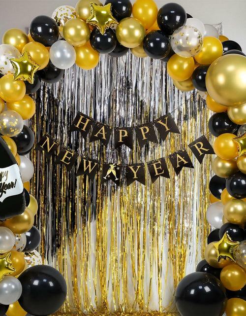 Load image into Gallery viewer, Happy New Year Balloon Arch Garland Kit 2025 Party Supplies Decorations
