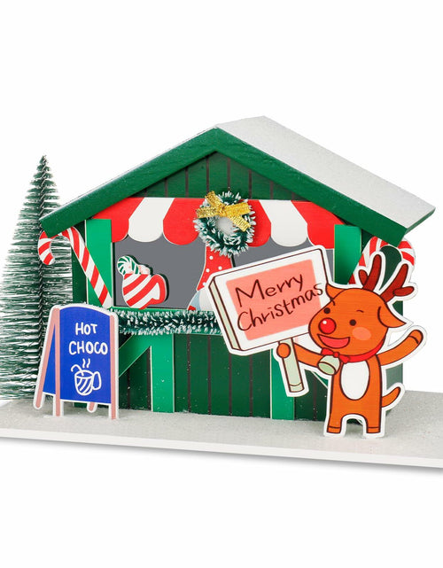 Load image into Gallery viewer, [Like New] Zqoyn LED Christmas Village House Decor Set Deer Indoor Table Decor
