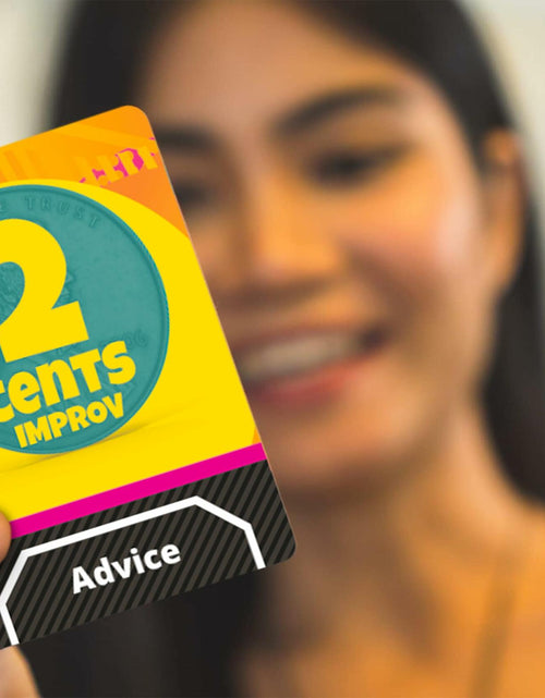 Load image into Gallery viewer, QUOKKA 2 Cents Game Night Story Card Improv Game 60 Cards 3-8 Players

