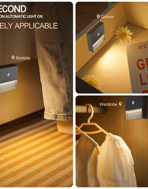Load image into Gallery viewer, [Like New] Rechargeable Motion Sensor Night Light Warm White Adjustable Brightness 1 Pack
