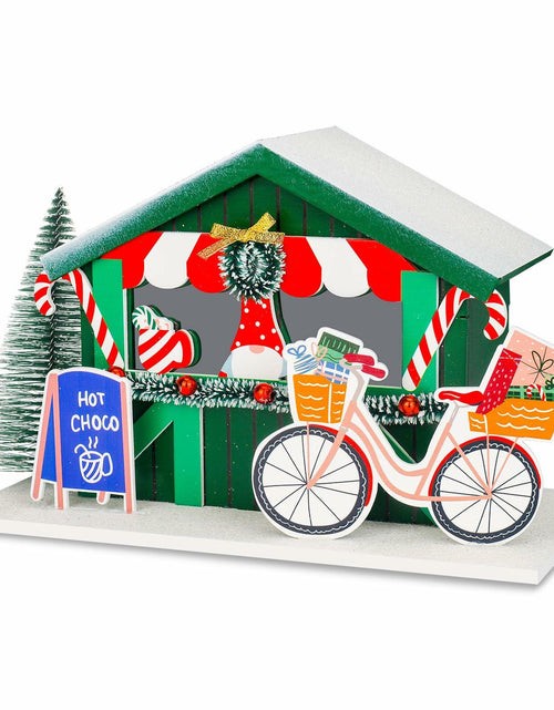 Load image into Gallery viewer, [Like New] Zqoyn LED Lighted Christmas Village Set Indoor Table Decor Bicycle
