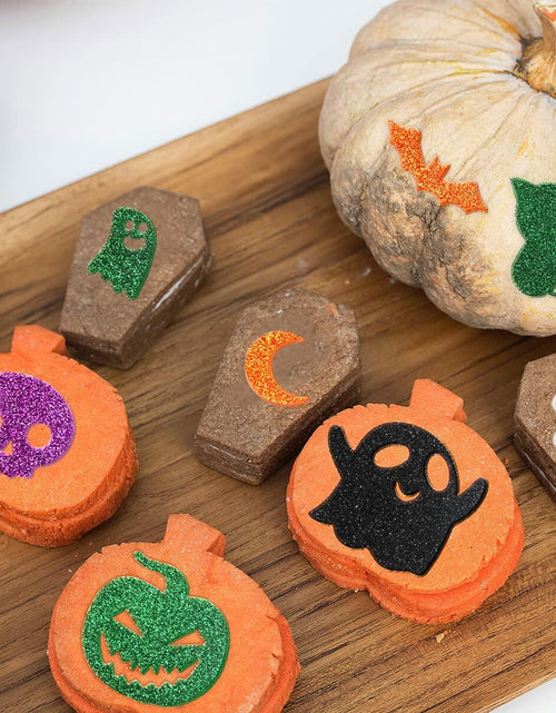 Load image into Gallery viewer, Fancy Land Halloween Foam Glitter Stickers 500 Pcs Sparkly Craft Supplies
