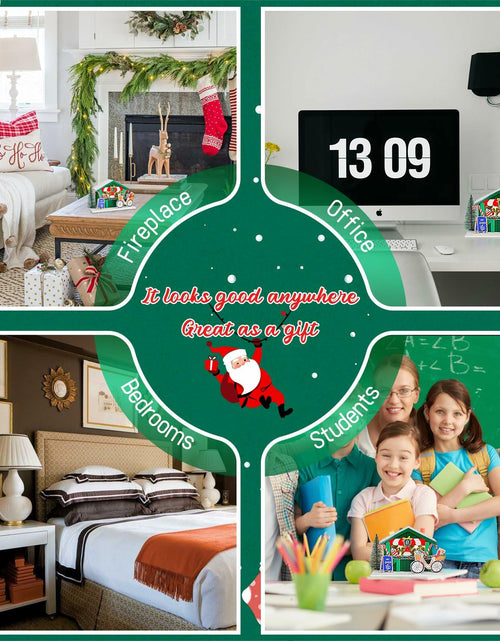 Load image into Gallery viewer, [Like New] Zqoyn LED Lighted Christmas Village Set Indoor Table Decor Bicycle
