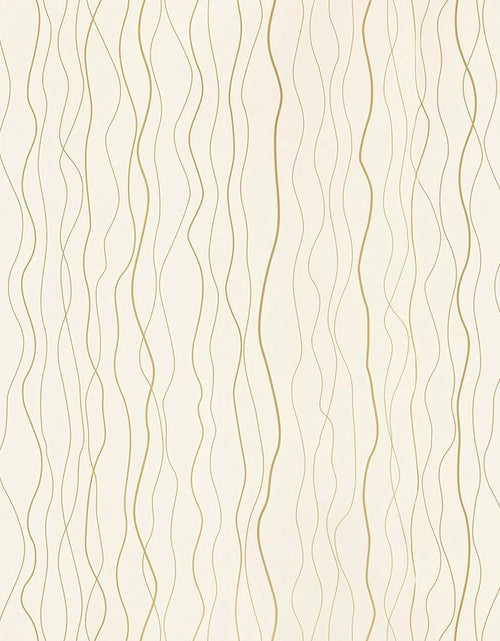 Load image into Gallery viewer, Dimoon Grasscloth Peel Stick Wallpaper 78.7x17.3in Blue Golden Linen Texture
