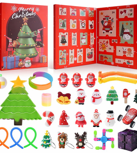 Christmas Advent Calendar 2025 24 Days Countdown Collectible Surprises Set