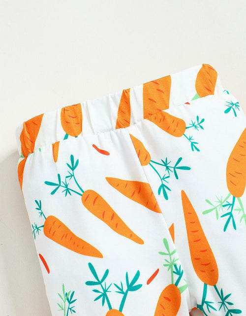 Load image into Gallery viewer, FoWear Baby Boy Easter Outfit Romper &amp; Carrot Print Pants 4PCS Size 3-6M
