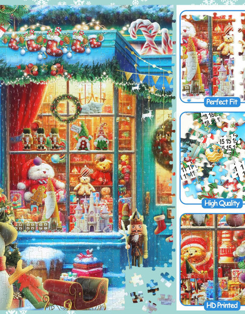 Load image into Gallery viewer, XMAS SHOP Advent Calendar Puzzle 1008 Pieces 24 Parts Christmas 2025
