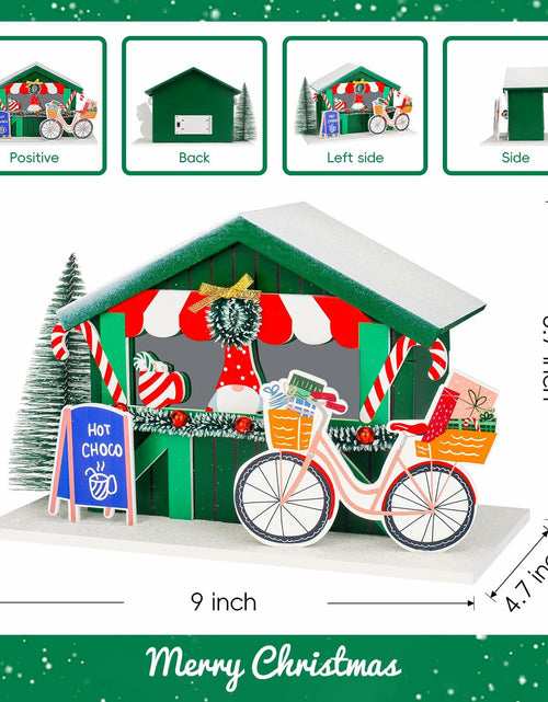 Load image into Gallery viewer, [Like New] Zqoyn LED Lighted Christmas Village Set Indoor Table Decor Bicycle
