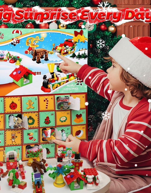 Load image into Gallery viewer, Advent Calendar 2024 Building Blocks Set 12-in-1 Countdown to Christmas
