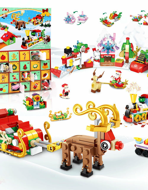 Load image into Gallery viewer, Advent Calendar 2024 Building Blocks Set 12-in-1 Countdown to Christmas
