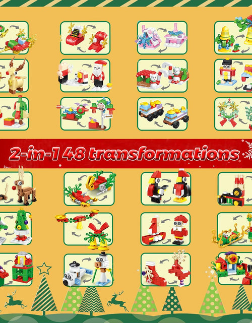Load image into Gallery viewer, Advent Calendar 2024 Building Blocks Set 12-in-1 Countdown to Christmas
