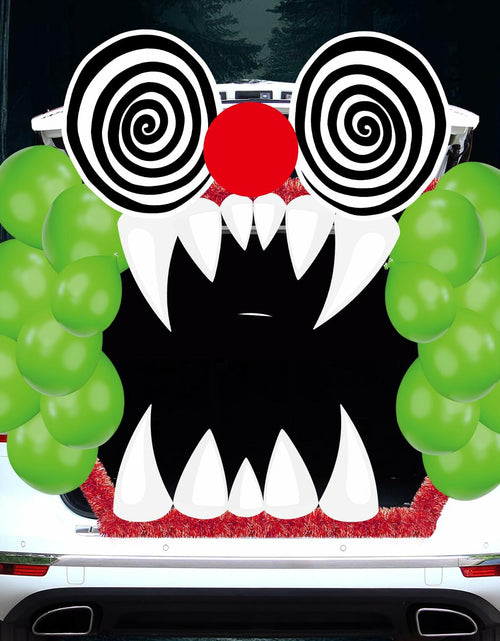 Load image into Gallery viewer, Halloween Trunk Or Treat Car Decorations Kit Clown Stickers Door Archway
