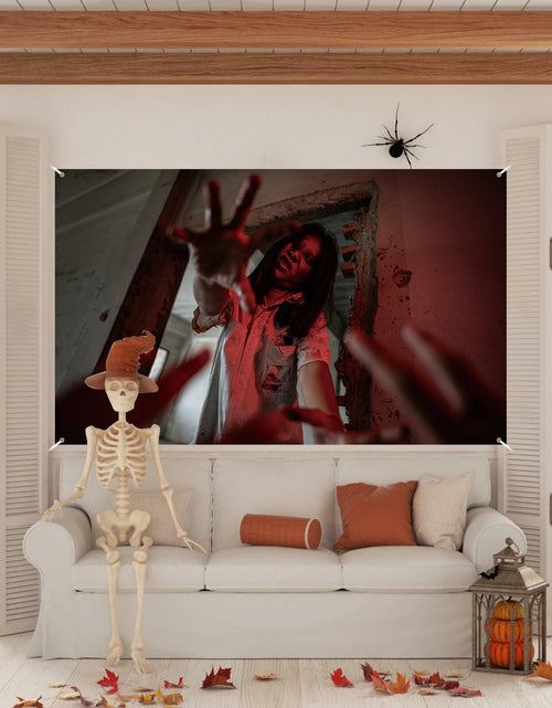 Load image into Gallery viewer, Halloween Photo Backdrop Banner Party Decoration 43x71 Inch Baby Shower Birthday
