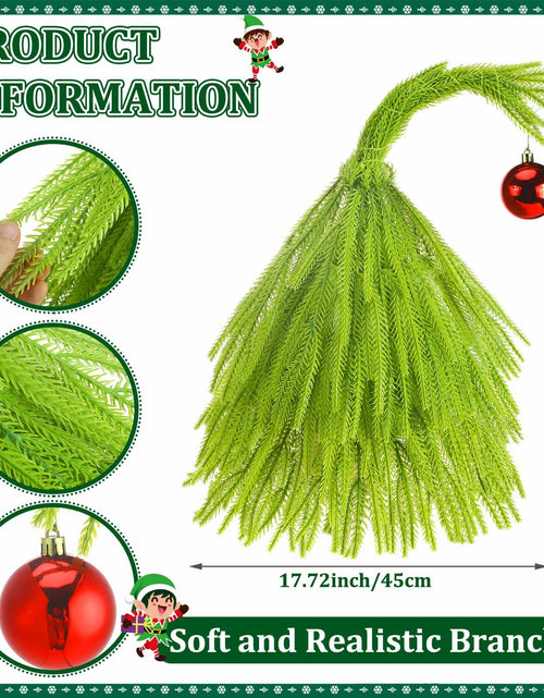Load image into Gallery viewer, Civaner 18 Inch Lime Green Mini Artificial Christmas Tree with Red Ball
