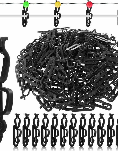Load image into Gallery viewer, Blulu 25 Pcs Light Clips Hooks Gutter Clips for C9 C7 C6 Roof Black
