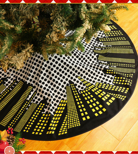 Boao Magic World Christmas Tree Skirt Vintage Envelope Design Rustic Xmas