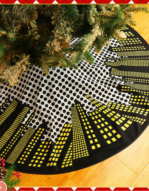 Load image into Gallery viewer, Boao Magic World Christmas Tree Skirt Vintage Envelope Design Rustic Xmas
