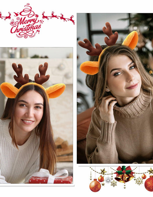 Load image into Gallery viewer, ZEYER Reindeer Antlers Headband Christmas Hair Accessory Cute 1PCS
