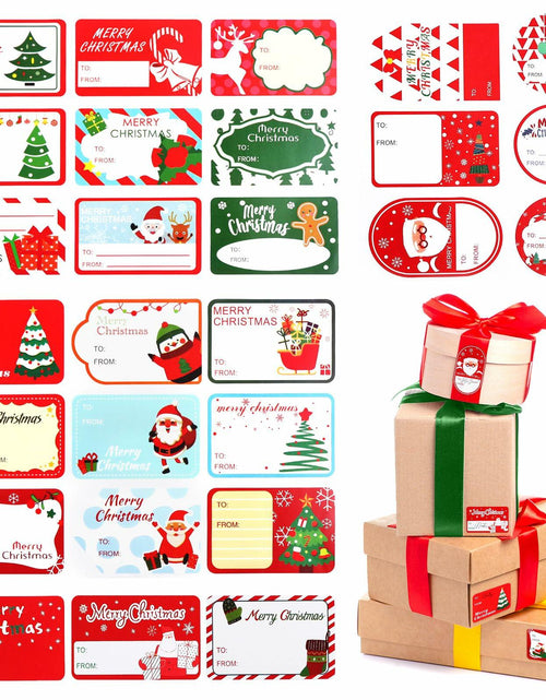 Load image into Gallery viewer, 90PC Christmas Stickers &amp; Labels DIY Gift Decoration Self Adhesive Xmas
