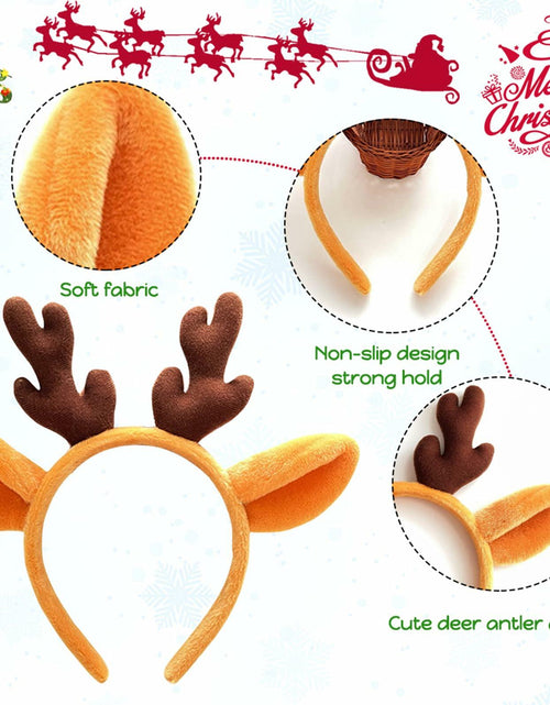 Load image into Gallery viewer, ZEYER Reindeer Antlers Headband Christmas Hair Accessory Cute 1PCS
